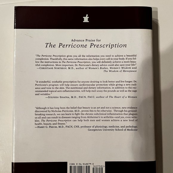 The Perricone Prescription by Nicholas Perricone‎ (hardcover) (like new) - Picture 5 of 8